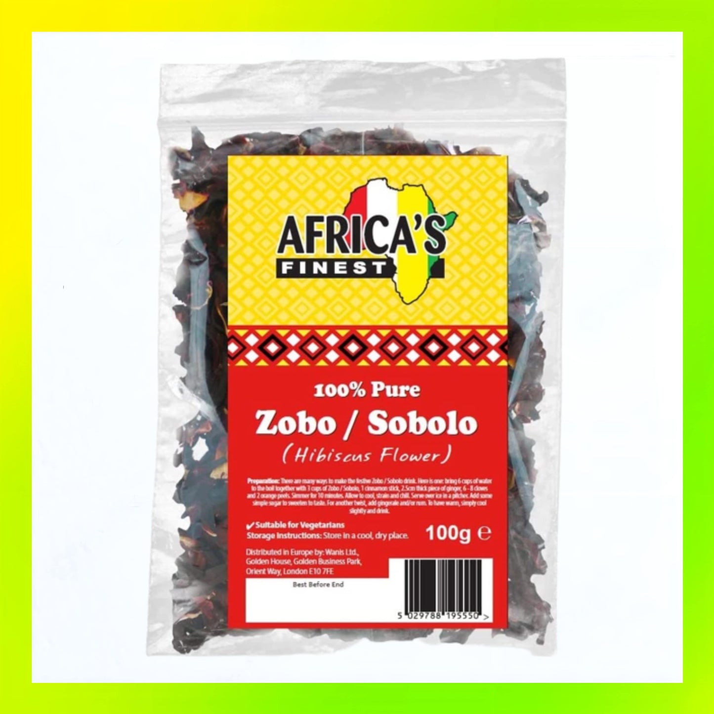 Africa's Finest Pure Zobo 100g