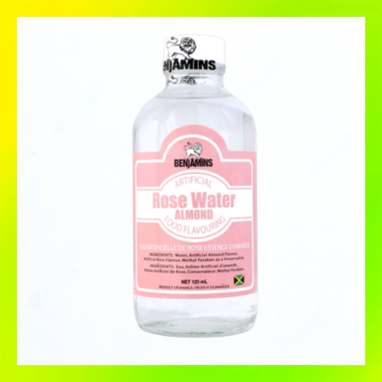 Benjamins Rose Water Almond 120ml