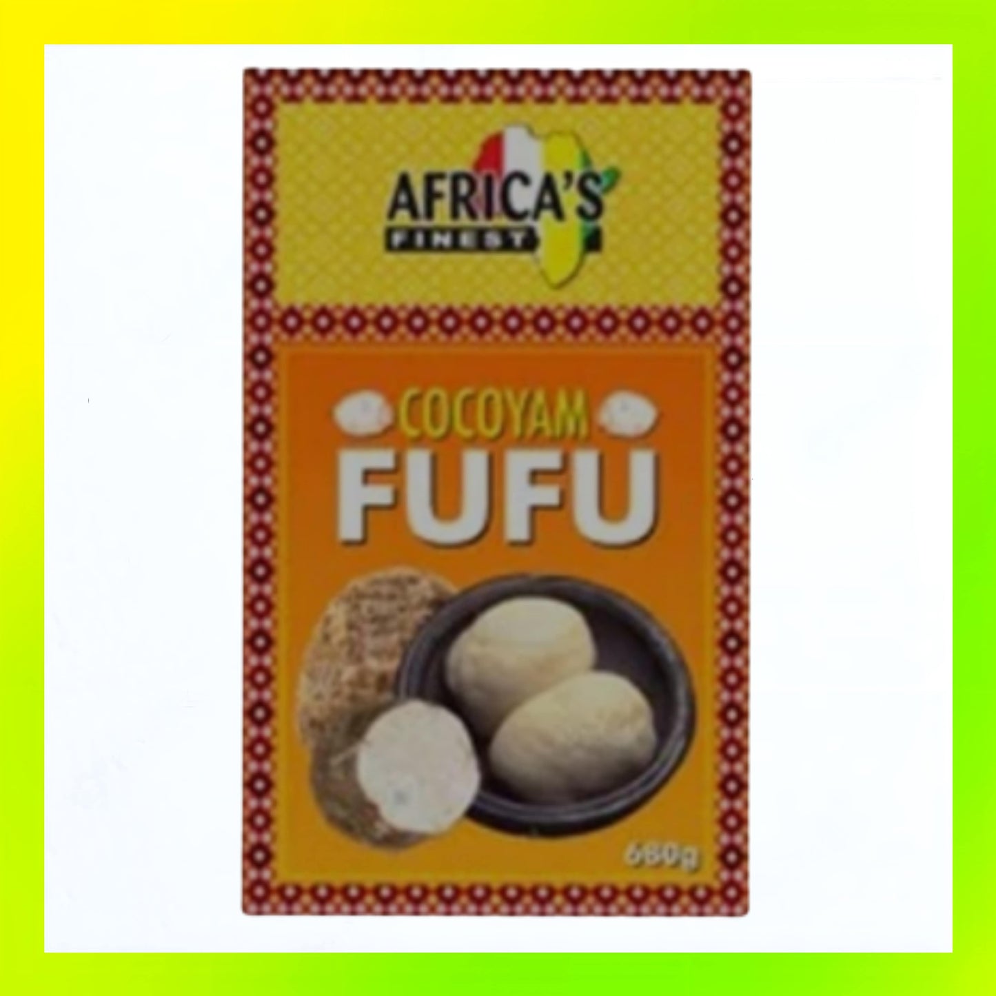 Africa's Finest Cocoyam Fufu 680g