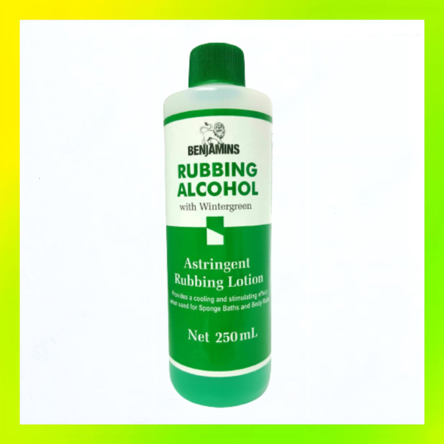 Benjamins Rubbing Alcohol with Wintergreen 250 ml