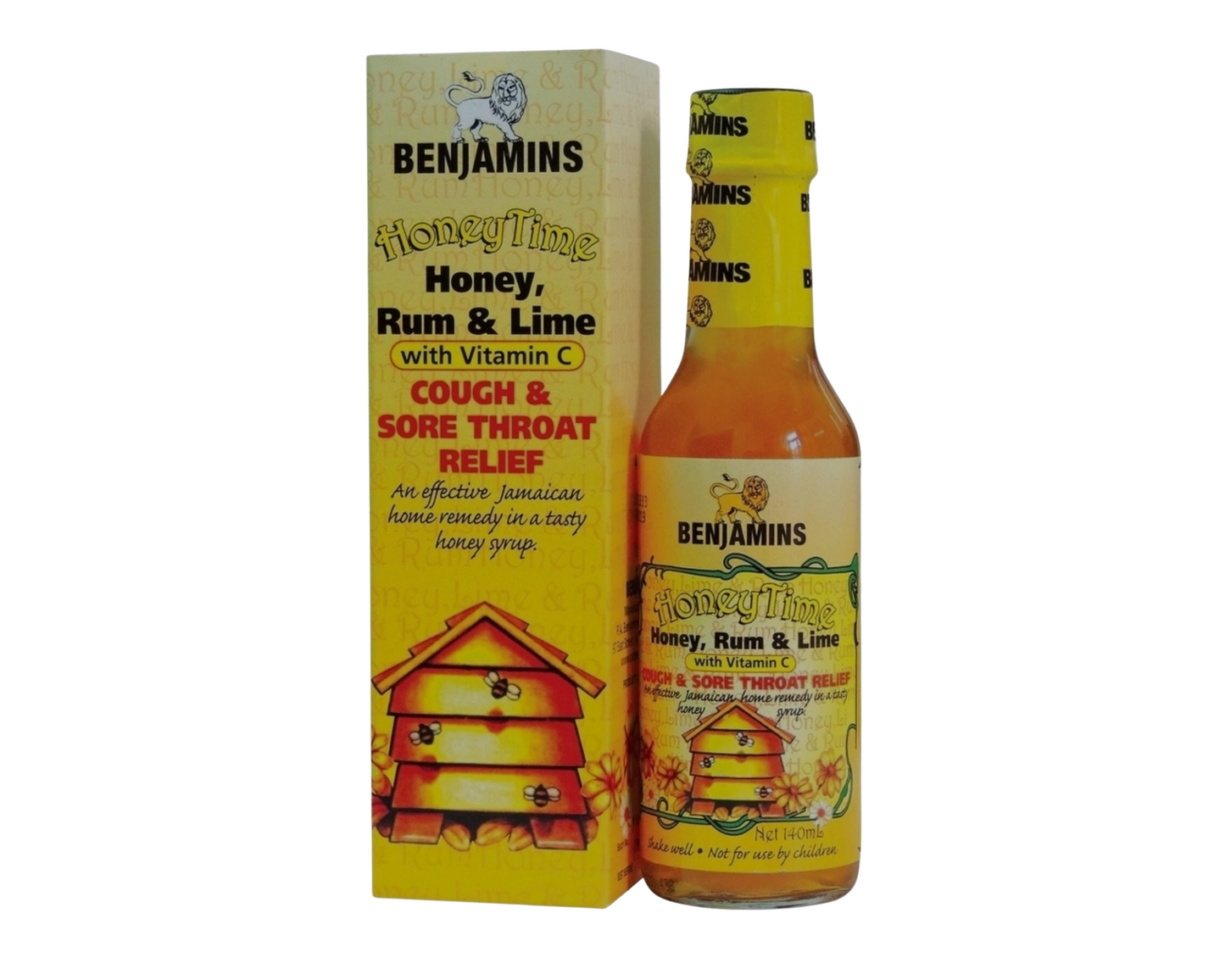 Benjamins HoneyTime Honey, Rum & Lime With Vitamin C 140ml