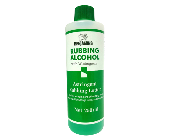 Benjamins Rubbing Alcohol with Wintergreen 250 ml
