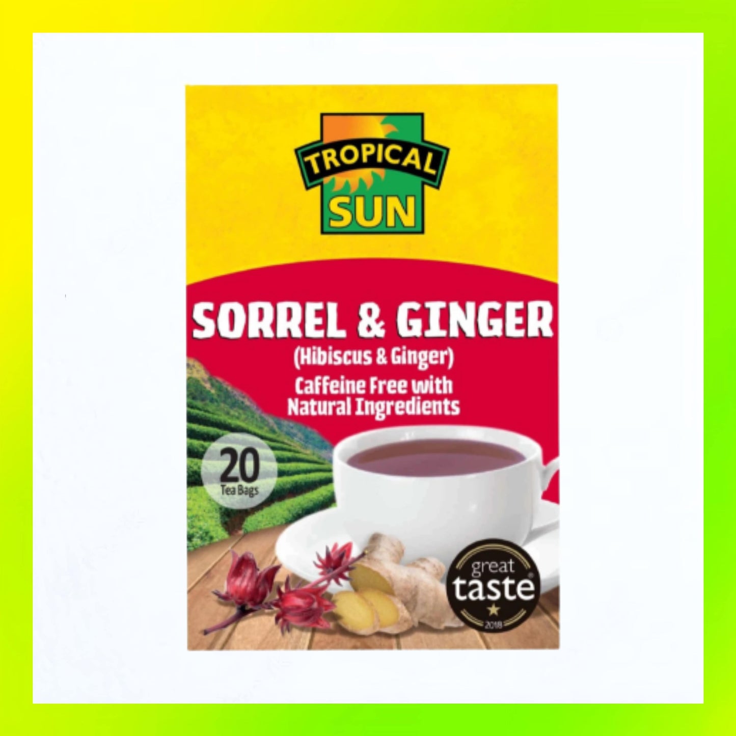 Tropical Sun Sorrel & Ginger Tea 20's