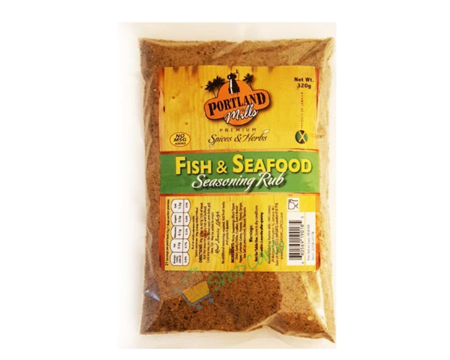 Portland Mills Fish & Seafood Seasoning Rub 320g