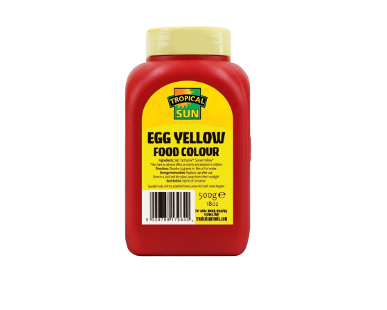 Tropical Sun Food Colour Egg Yellow 500g
