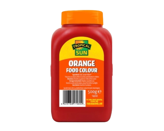 Tropical Sun Food Colour Orange 500g