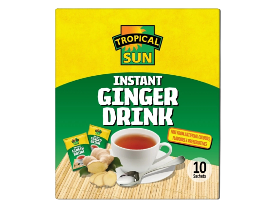 Tropical Sun Instant Ginger Tea 10's