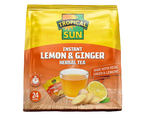 Tropical Sun Instant Lemon & Ginger Drink 24's