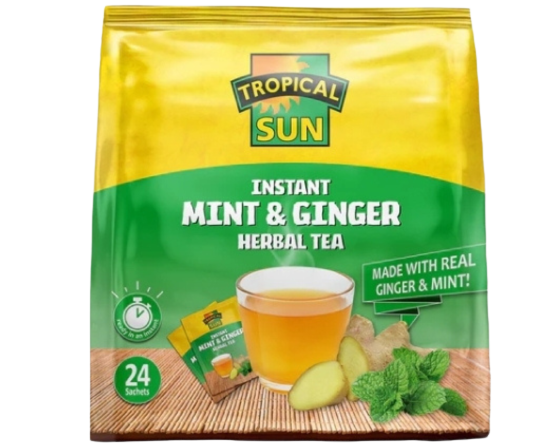 Tropical Sun Instant Mint & Ginger Drink 24's