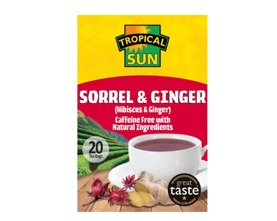 Tropical Sun Sorrel & Ginger Tea 20's