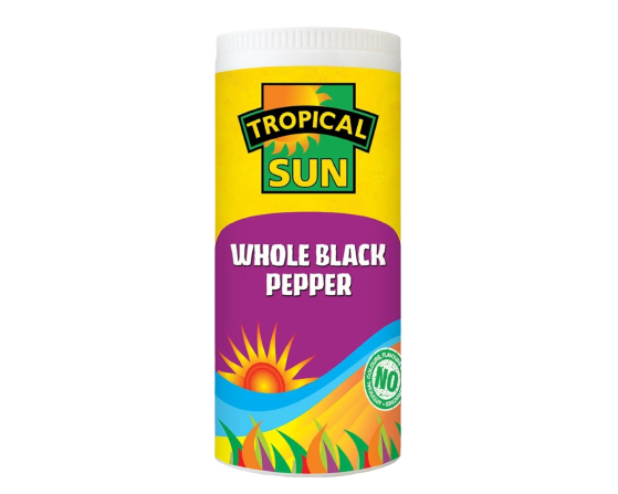 Tropical Sun Whole Black Pepper 90g