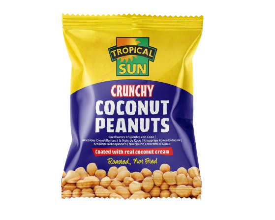 Tropical Sun Crunchy Coconut Peanuts 50g