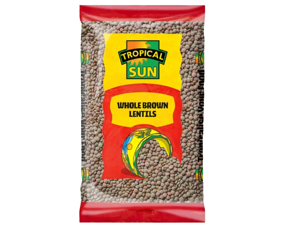 Tropical Sun Whole Brown Lentils 500g