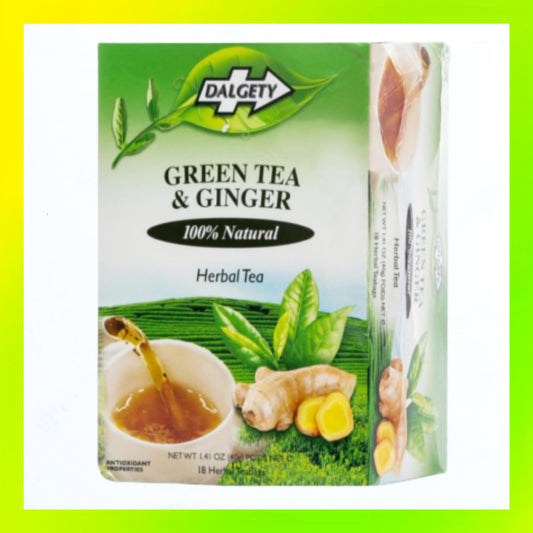 Dalgety Green Tea & Ginger Tea 40g