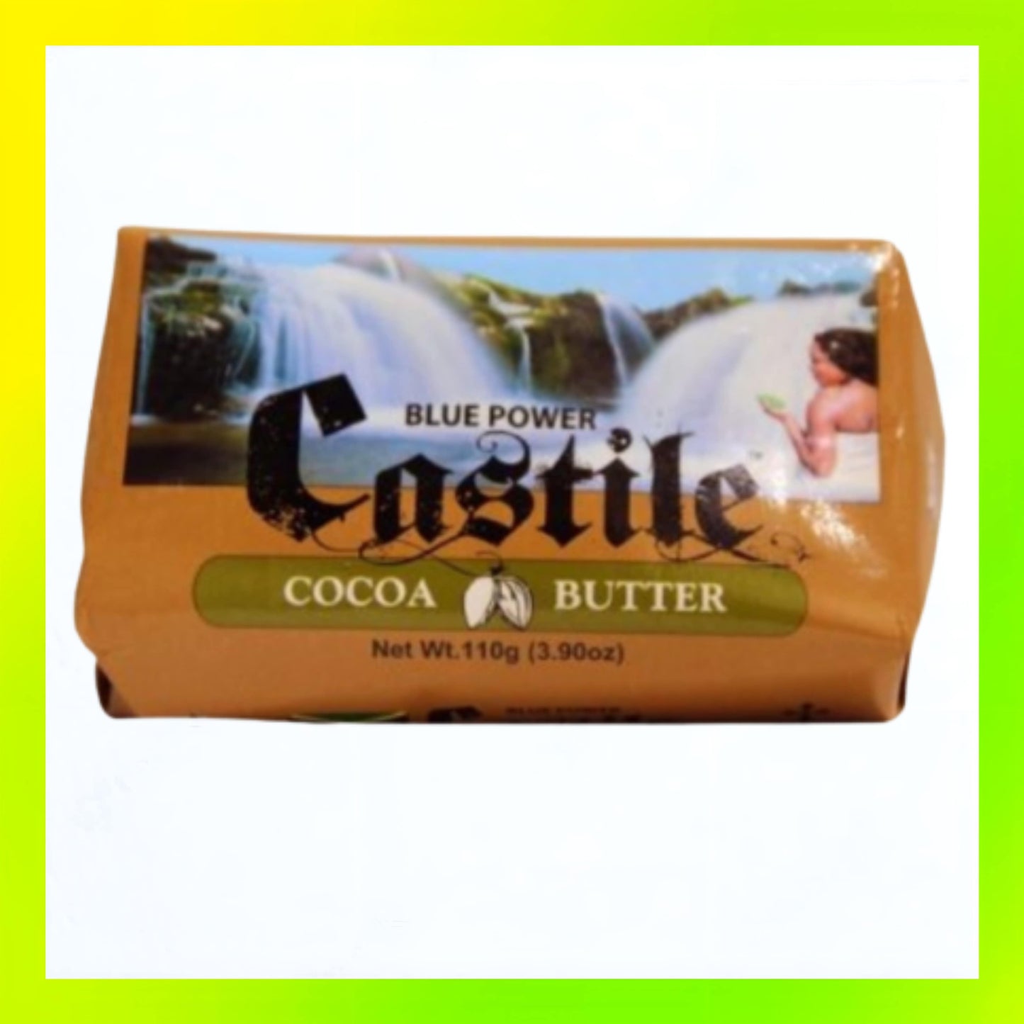 Blue Power Castile Cocoa Butter Soap 110g