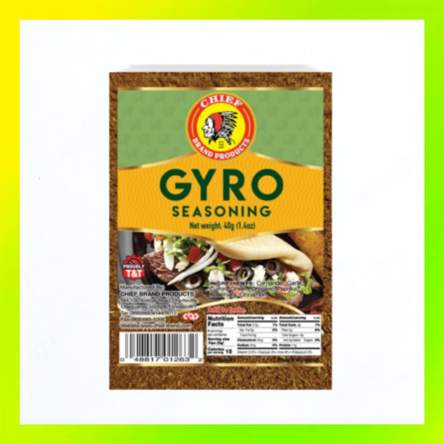 Chief Gyro Seasoning