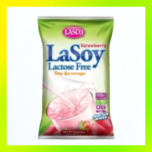 Lasco Lactose Free Soy Drink Strawberry 80g