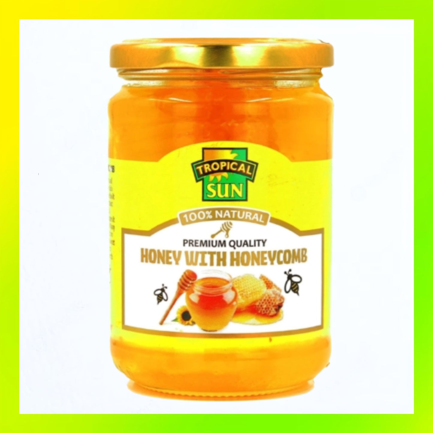 Tropical Sun Acacia Honey with Honeycomb 500g