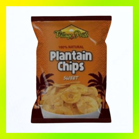 Village Pride Sweet Plantain Chips 75g