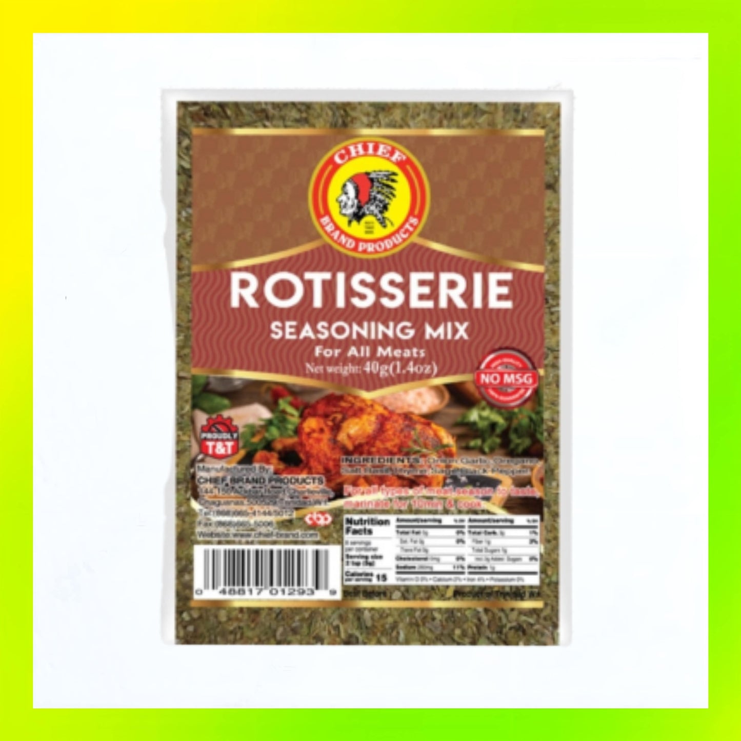 Chief Rotisserie Seasoning Mix