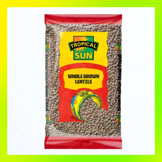 Tropical Sun Whole Brown Lentils 500g