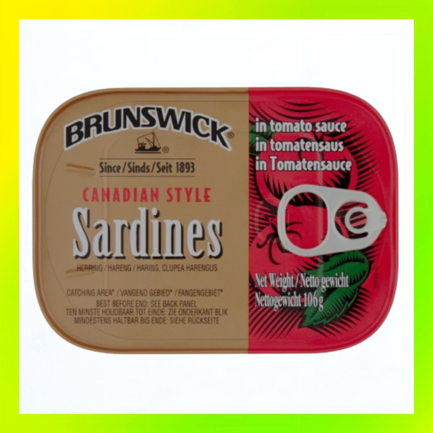 Brunswick Sardines in Tomato Sauce 106g