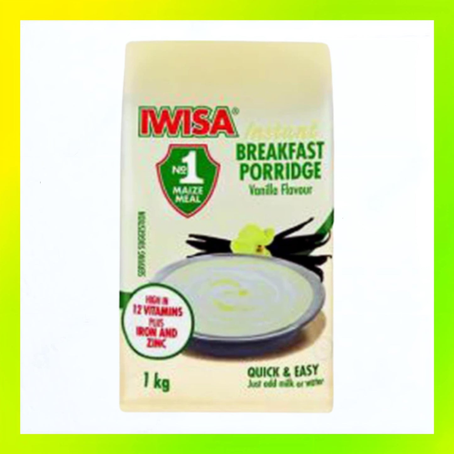 Iwisa Breakfast Porridge Vanilla 1kg