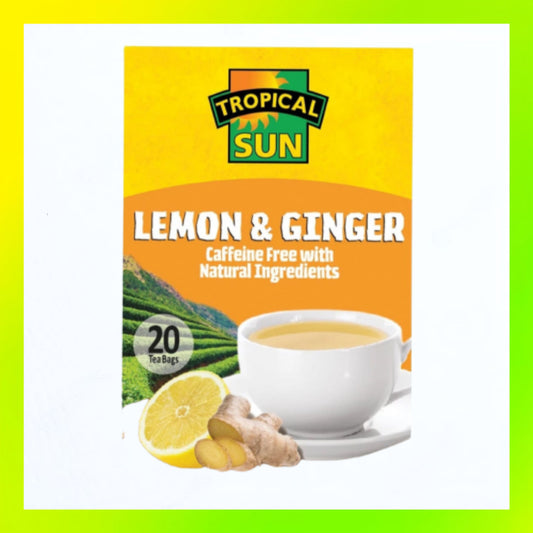 Tropical Sun Lemon & Ginger Tea 20's