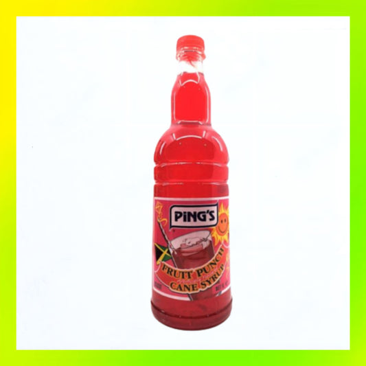 Pings Jamaica Fruit Punch Syrup 1 Litre