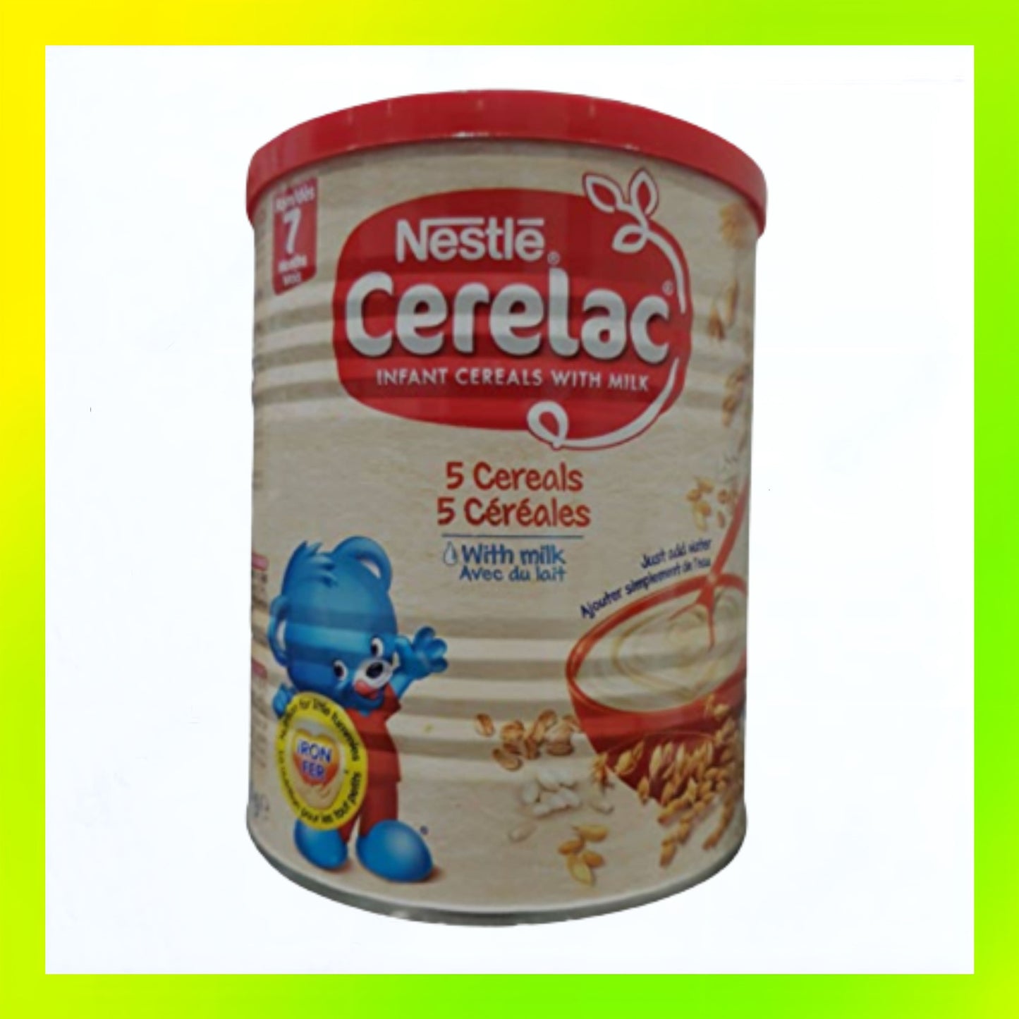 Neslte Cerelac 5 Cereals 7+ 400g