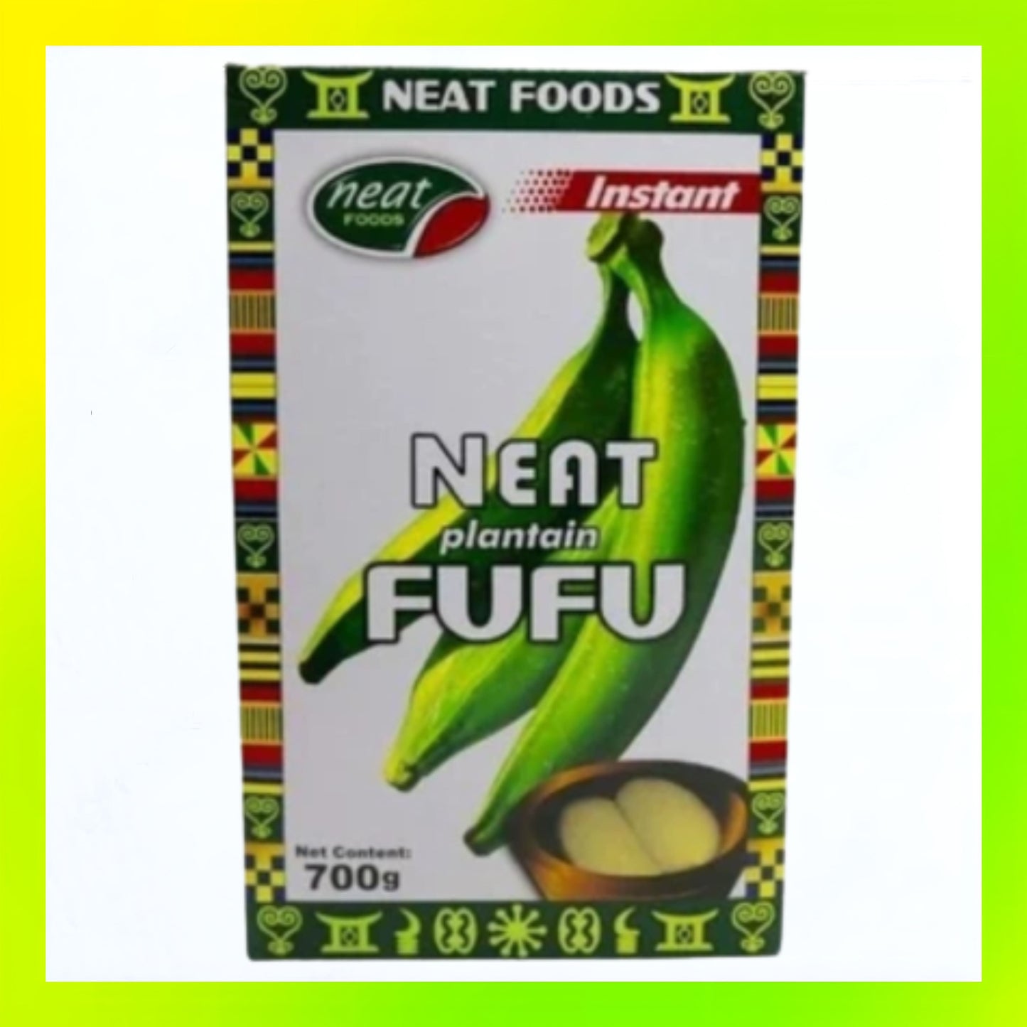 Neat Plantain Fufu 700g