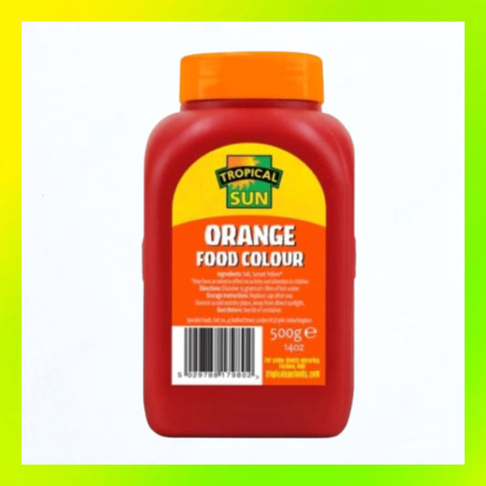 Tropical Sun Food Colour Orange 500g