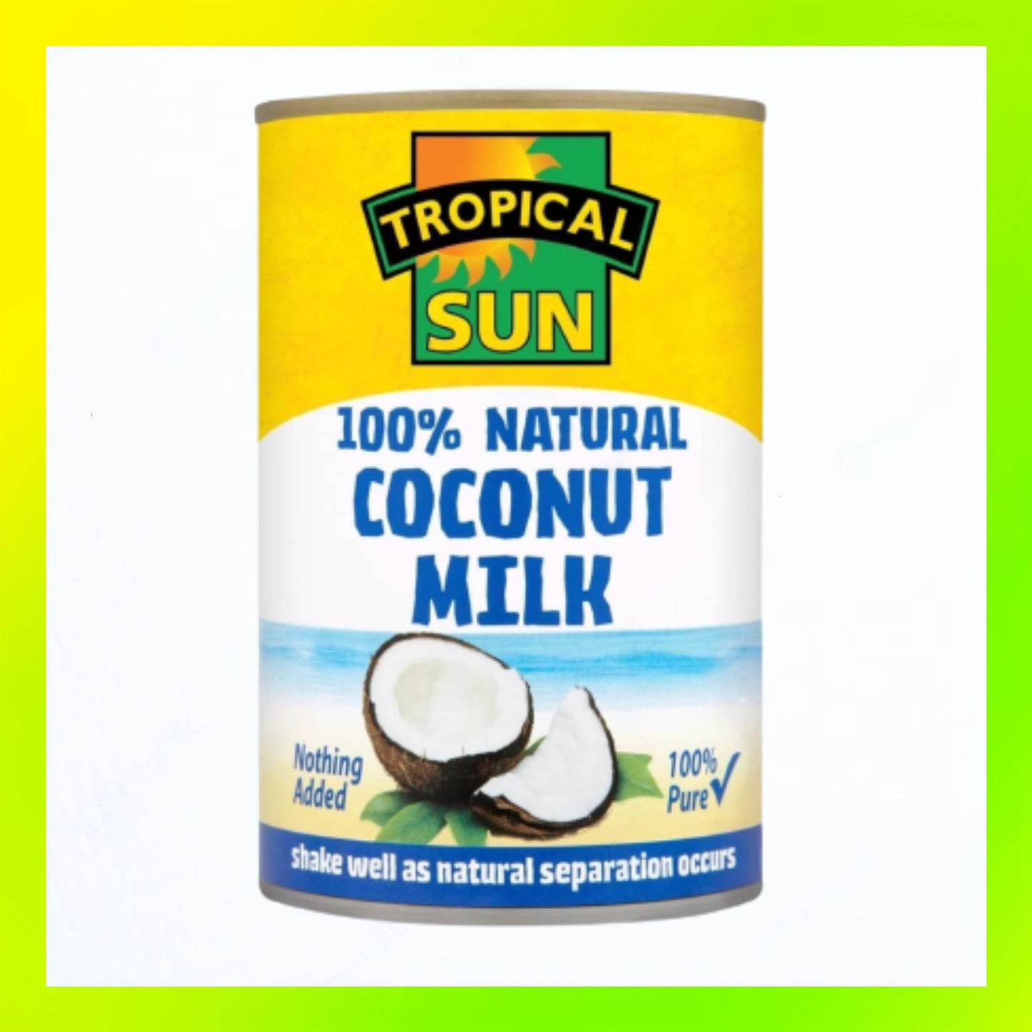 Tropical Sun 100% Natural Coconut Milk 400ml