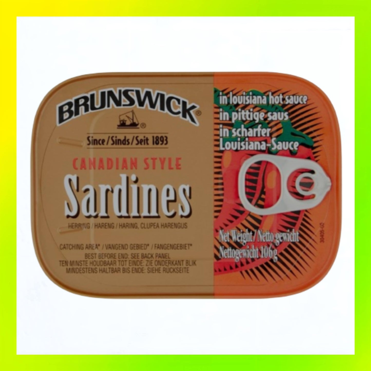 Brunswick Sardines in Louisiana Sauce 106g