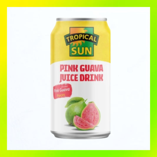 Tropical Sun Pink Guava Drink with Piulp 330ml