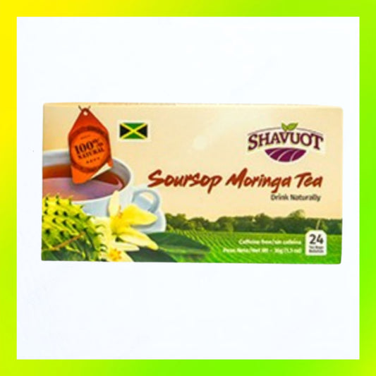 Shavuot Soursop Moringa Tea 24's