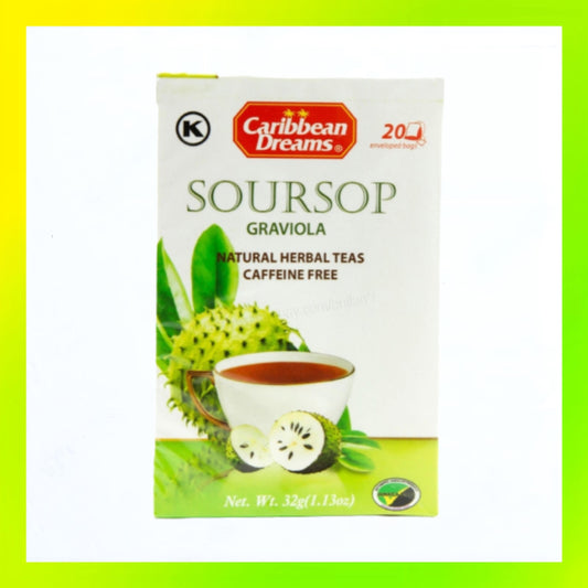 Caribbean Dreams Soursop Tea 20's