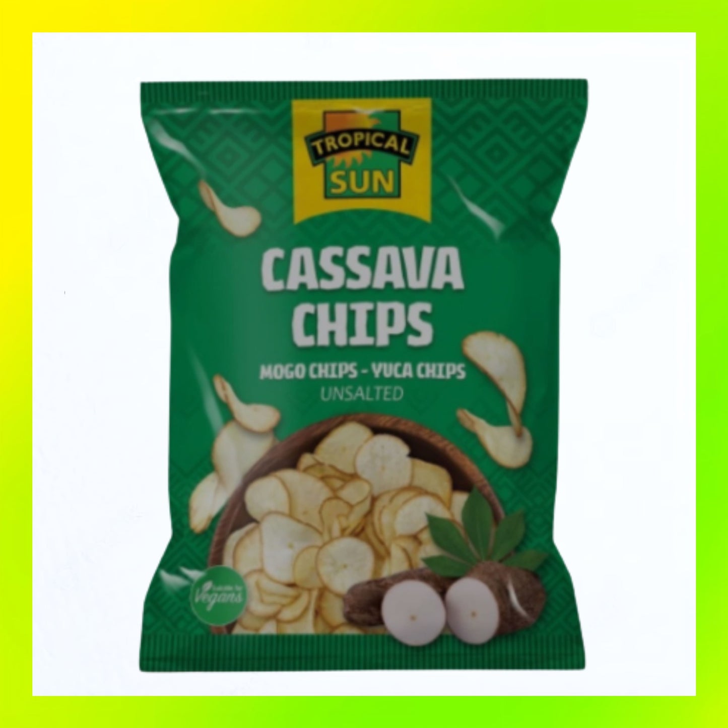 Tropical Sun Cassava Chips Unsalted 80g