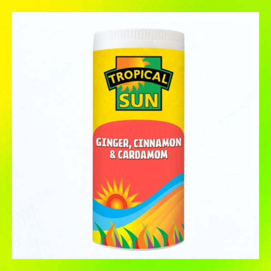 Tropical Sun Ginger, Cinnamon & Cardamom 90g