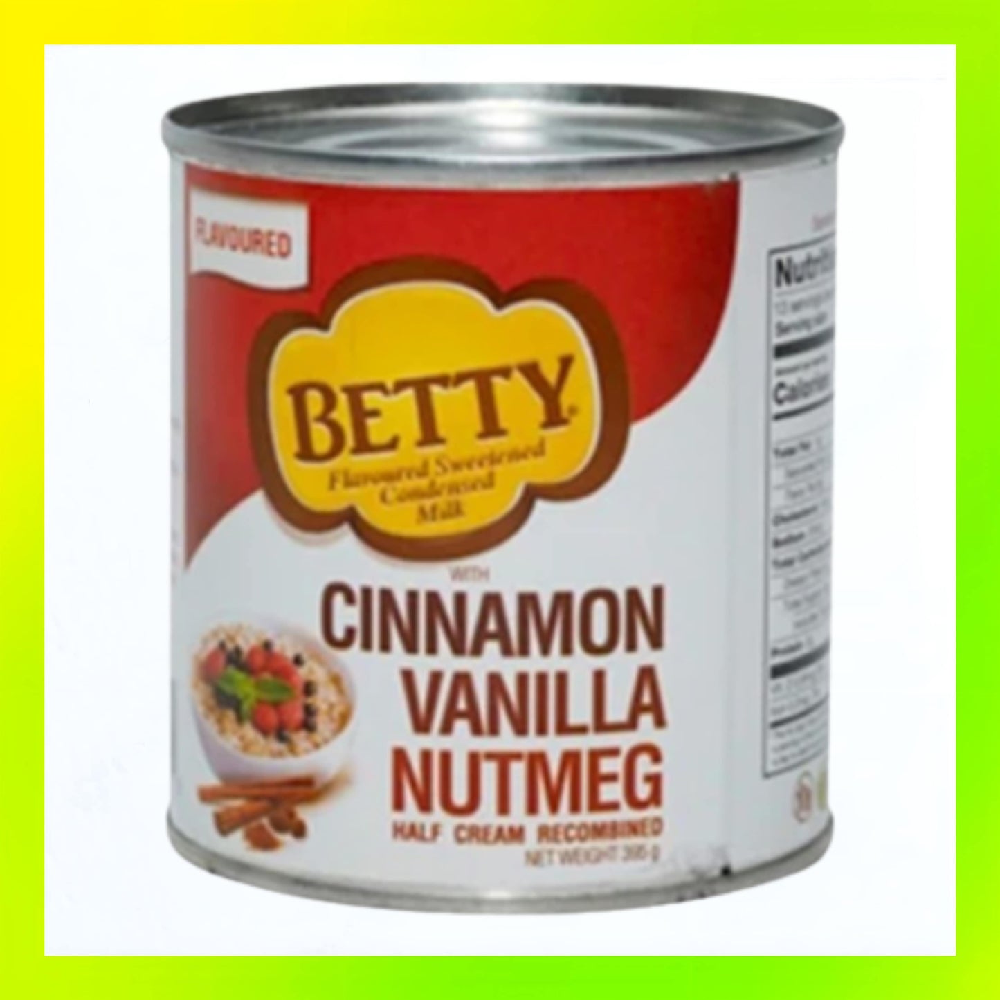 Betty Cinnamon Vanilla Nutmeg Condensed Milk 397g