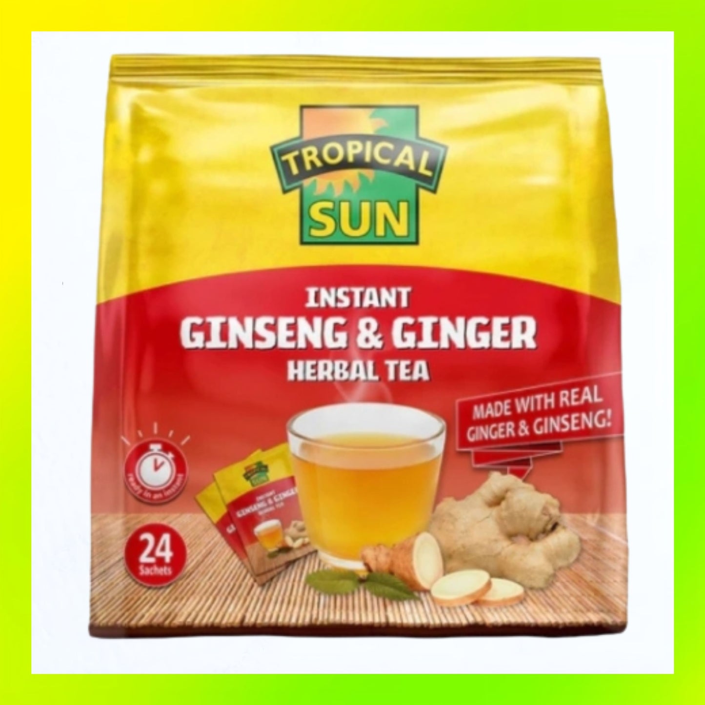Tropical Sun Instant Ginseng & Ginger Drink 24's