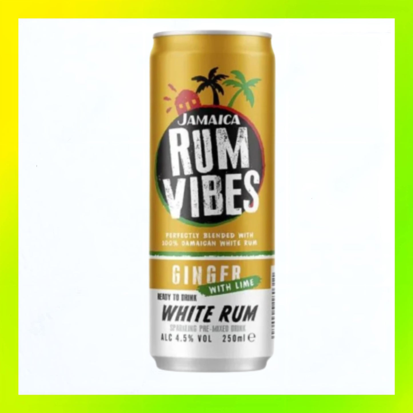 Jamaica Rum Vibes  Ginger Lime 250ml