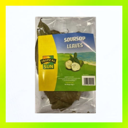Tropical Sun Dried Soursop Leaves 20g