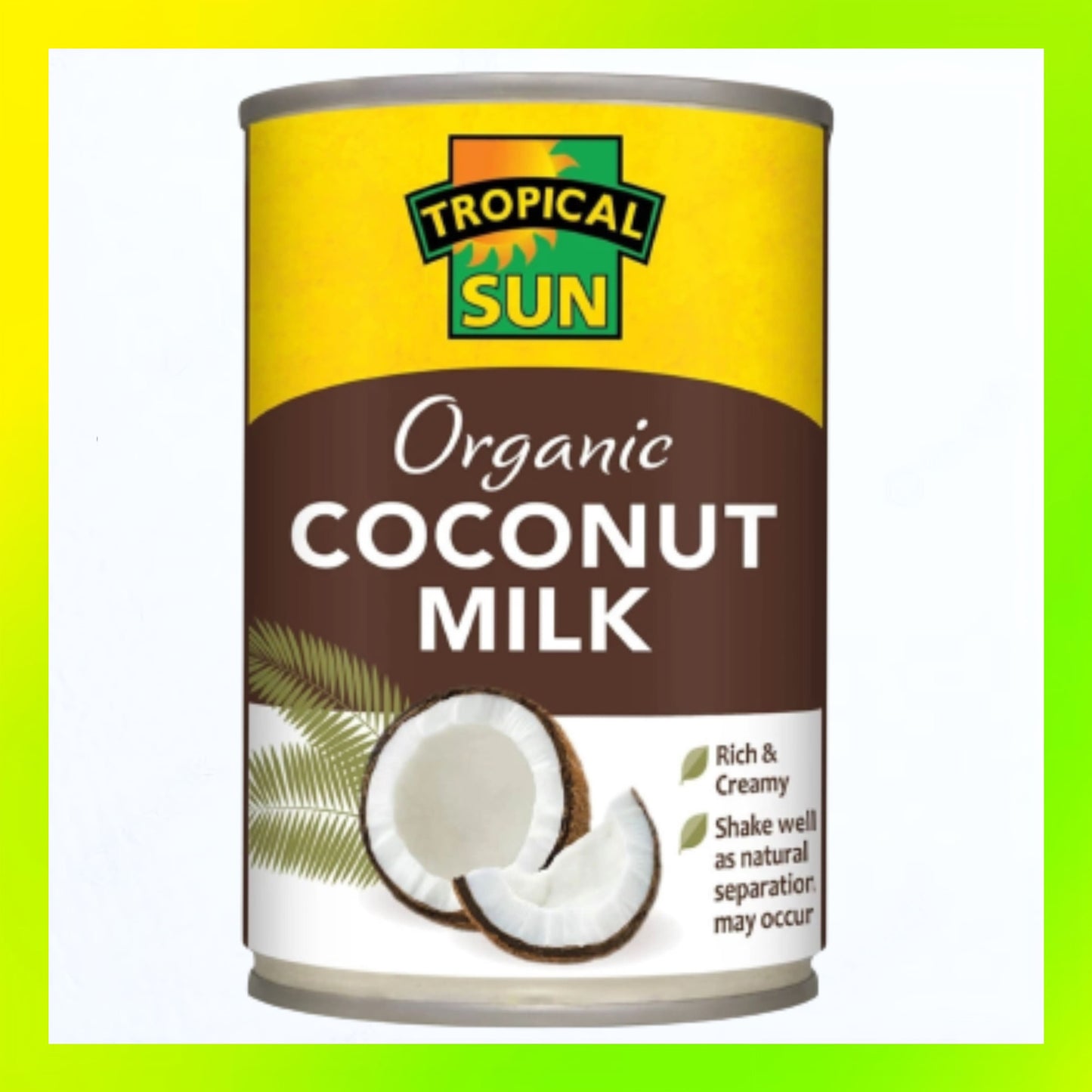 Tropical Sun Organic Coconut Milk 400ml