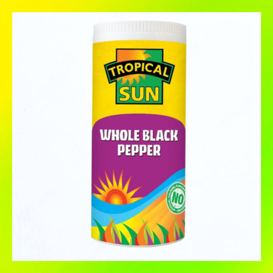 Tropical Sun Whole Black Pepper 90g