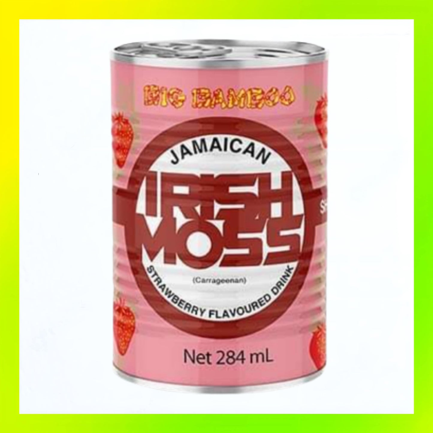 Big Bamboo Irish Moss Strawberry 284ml