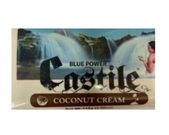 Blue Power Castile Soap - Coconut Cream 110g