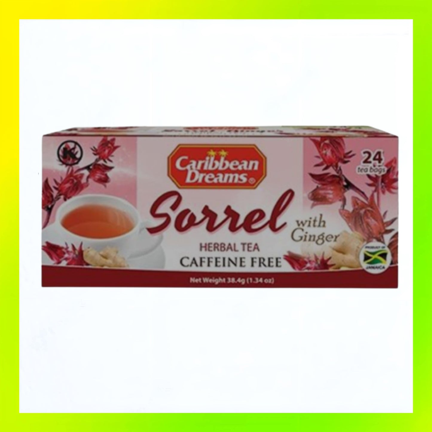 Caribbean Dreams Sorrel with Ginger Tea 24's