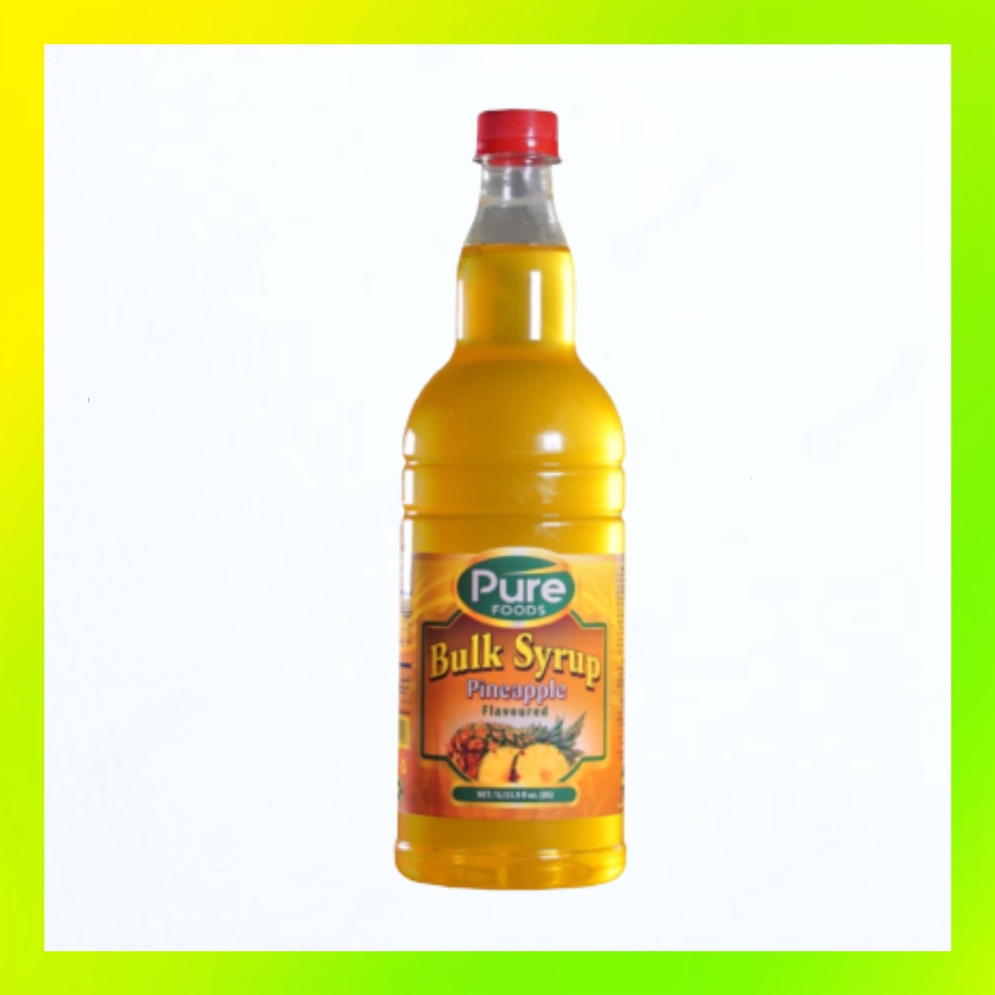 Pure Foods Bulk Pineapple Syrup 1 Litre