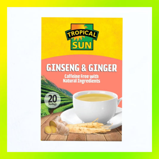 Tropical Sun Ginseng & Ginger Tea 20's